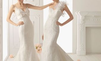 2 mẫu váy cưới đuôi cá ren gợi cảm - Blog Marry