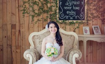 Váy cưới xòe cúp ngực trái tim bằng voan - Blog Marry