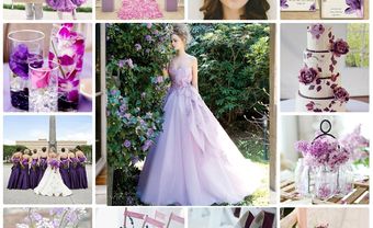 Theme cưới màu tím ngọt ngào và lãng mạn - Blog Marry