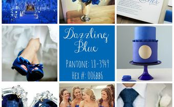Theme tiệc cưới 2015: Màu xanh Dazzling Blue - Blog Marry