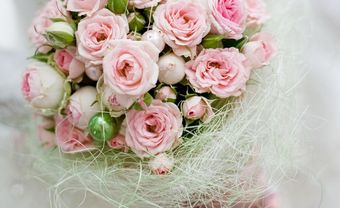 Hoa cưới cầm tay màu hồng phấn thanh khiết - Blog Marry
