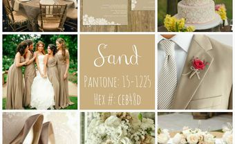 Theme tiệc cưới: Màu nâu cát Sand - Blog Marry