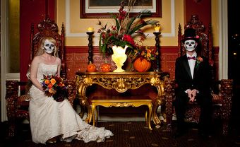 Tổ chức tiệc cưới phong cách Halloween cực chất - Blog Marry