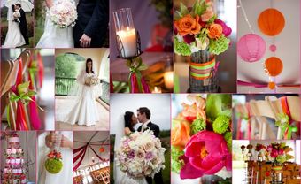 Rực rỡ sắc màu trang trí đám cưới mùa xuân - Blog Marry