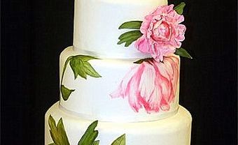 Bánh cưới đẹp kết hợp vẽ tay và hoa nổi 3D độc đáo - Blog Marry