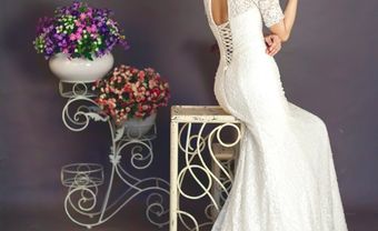 Váy cưới đuôi cá tay lỡ chất ren sang trọng - Blog Marry