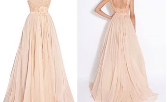 Váy cô dâu thướt tha với tông hồng pastel - Blog Marry