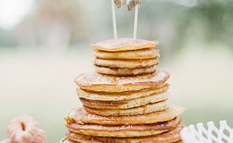 Bánh cưới độc đáo làm từ bánh pancake - Blog Marry