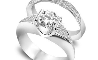Nhẫn đính hôn kim cương cùng tông nhẫn cưới - Blog Marry