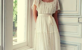 Váy cưới maxi ren dạng cổ điển - Blog Marry