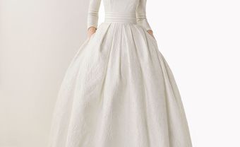 Váy cưới đẹp phong cách tối giản màu trắng - Blog Marry