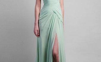 Váy cưới đẹp cúp ngực dáng suôn gam pastel trang nhã - Blog Marry