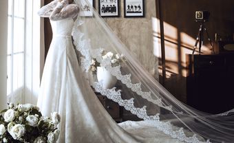 Váy cưới đẹp dáng chữ A phong cách cổ điển sang trọng - Blog Marry