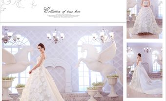 Váy cưới đẹp phong cách công chúa với ren hoa độc đáo - Blog Marry