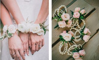 Hoa cưới đeo tay đẹp lãng mạn - Blog Marry