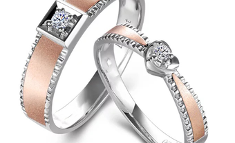 Nhẫn cưới vàng hồng thiết kế hiện đại, cầu kỳ - Blog Marry