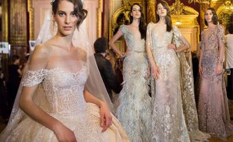 Mê đắm nét nữ tính trong bộ sưu tập váy cưới Ziad Nakad 2017 - Blog Marry