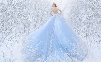 Đẹp quên thở với thiết kế váy cưới lộng lẫy phong cách Nữ hoàng băng giá - Blog Marry