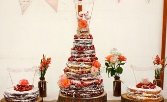 20 mẫu bánh cưới mộc đẹp tuyệt vời không thể rời mắt - Blog Marry