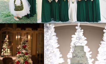 Mang 3 sắc màu đặc trưng Noel cho tiệc cưới cuối năm thêm tưng bưng - Blog Marry