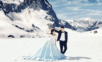 23 bức ảnh cưới đẹp tựa chuyện thần tiên giữa tuyết trắng xóa - Blog Marry