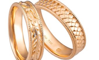 Nhẫn cưới vàng họa tiết long phụng cổ điển, sang trọng - Blog Marry