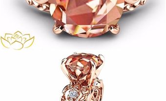 Nhẫn đính hôn vàng hồng đính đá Morganite lộng lẫy - Blog Marry