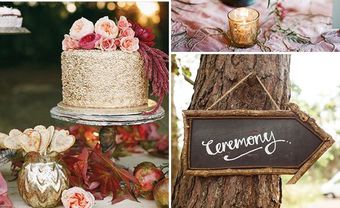 Theme cưới đẹp phong cách rustic trầm ấm cho tiệc cưới mùa Thu - Blog Marry