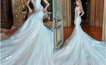 Váy cưới đẹp dáng đuôi cá phong cách công chúa sang trọng - Blog Marry