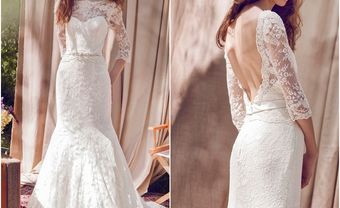 Váy cưới đẹp và duyên dáng tay lửng, chất liệu ren gợi cảm - Blog Marry