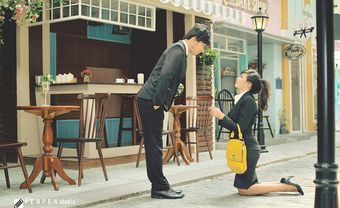 Bộ ảnh cưới nhái phim hành động độc đáo ở Sài Gòn - Blog Marry