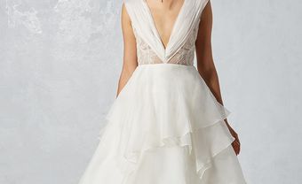 Váy cưới đẹp với chất liệu organza bồng bềnh quyến rũ - Blog Marry