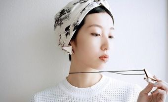 Băng đô turban xinh xắn cho nàng phụ dâu tóc ngắn - Blog Marry