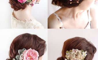 Hoa giả handmade cầu kì điểm tô mái tóc phái đẹp - Blog Marry