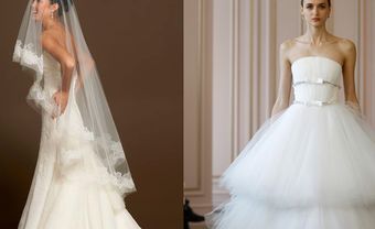 Váy cưới đẹp - Váy quây hở vai quyến rũ - Blog Marry