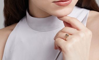 Chọn nhẫn đính hôn đẹp màu Rose Gold thời thượng - Blog Marry