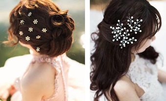 Phụ kiện tóc cô dâu thường chọn cho ngày cưới rạng ngời - Blog Marry