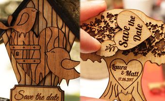 Thiệp cưới đẹp - Thiệp cưới khắc gỗ độc đáo, ấn tượng - Blog Marry