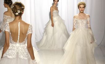 BST Váy cưới ren xuyên thấu quyến rũ từ Reem Acra - Blog Marry