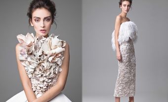 Váy cưới đẹp - Nàng tiên cổ tích kiêu kỳ của NTK Krikor Jabotian - Blog Marry