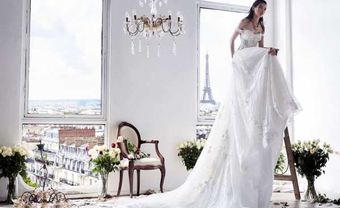 Sành điệu ngày cưới với váy cưới hàng hiệu xa xỉ - Blog Marry
