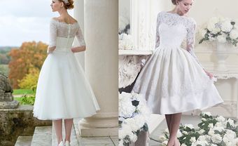 Chọn váy cưới ngắn duyên dáng cho hôn lễ ngày Hè - Blog Marry