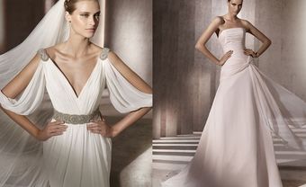 Váy cưới phong cách nữ thần Hy Lạp lộng lẫy - Blog Marry