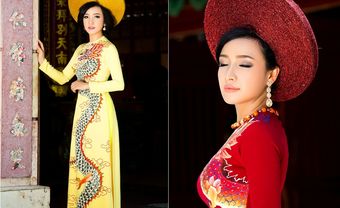 Chọn áo dài cưới truyền thống cùng mỹ nhân La Bê La - Blog Marry