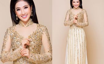 Chọn áo dài cưới đẹp cùng mỹ nhân Quỳnh Lam - Blog Marry