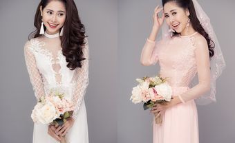 Diễn viên Tường Vi tươi trẻ trong BST áo dài cưới LAHAVA - Blog Marry