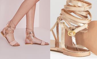 Sandal phong cách thần thoại Hy Lạp cho đám cưới ở biển - Blog Marry