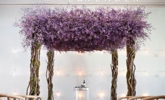 Lãng mạn tiệc cưới trang trí với hoa lavender - Blog Marry
