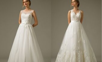Váy cưới đẹp sắc trắng bồng bềnh cho nàng dâu nữ tính - Blog Marry