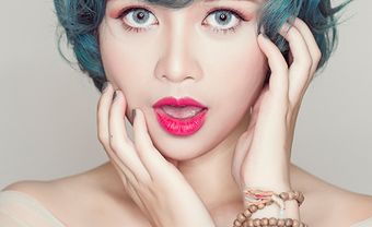 Cô dâu cá tính với style make up mới lạ - Blog Marry